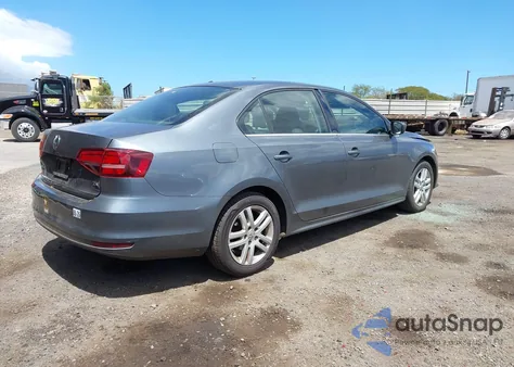 2017 Volkswagen Jetta 1.4T S из США, поврежденный, VIN 3VW2B7AJ4HM304456